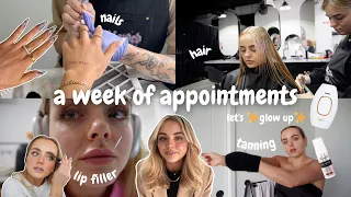 WEEK OF APPOINTMENTS VLOG | laser | hair | lip filler | lashes | nails | tanning | Conagh Kathleen