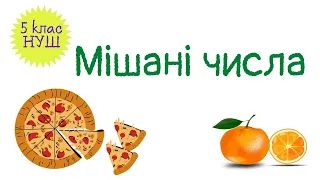 Мішані числа. Переведення неправильного дробу у мішане число. Математика 5 клас. НУШ. #математика