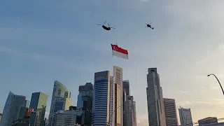 NDP 2022 ( Aug 9 ) State Flag Flypast