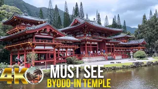 [4K] MUST SEE BYODO-IN TEMPLE OF Hawaii-Walking Tour 2022 | Explore Hawaii 2022