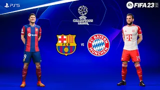 FIFA 23 - Barcelona vs. Bayern Munich | UEFA Champions League | PS5™ Gameplay [4K60]