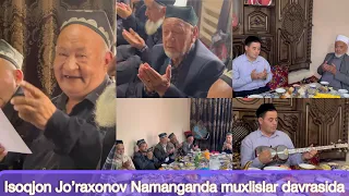 Isoqjon Jo’raxonov Namanganda muxlislar davrasida Jonli ijro