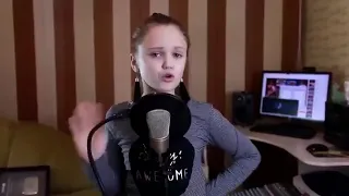 11 летняя девочка перепела хит Розовое вино (Элджей & Feduk) cover