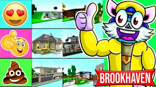 HODNOTÍM všechny BARÁKY v Roblox Brookhavenu rp 🏡👍👊