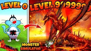 Oggy Hatching World Biggest Dangerous Monster Ever in ROBLOX | Oggy Game