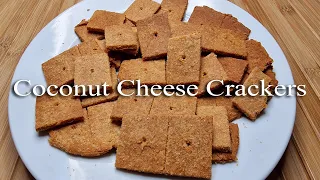 Easy Coconut Cheese Crackers | EASY KETO RECIPES | The BEST Keto Cracker Recipe | Kersteen Kitchen