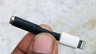 How To change iphone Lightning Connector in to 3.5mm Headphone jack Adaptor