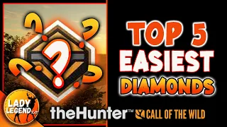 TOP 5 EASIEST DIAMONDS to Find in Call of the Wild RIGHT NOW!!!