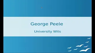 George Peele: University Wits