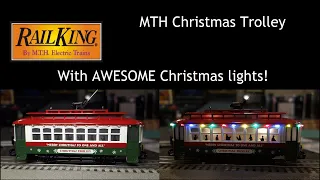 MTH Review - Christmas Bump-n-Go Trolley 30-5200 2022