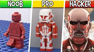 LEGO Colossal Titan: Noob, Pro, HACKER! / (Attack On Titan)