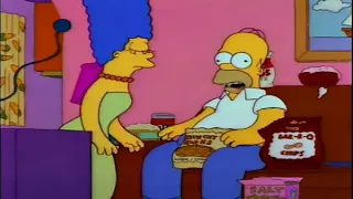 The Simpsons S03E13 - Homer Eating Like A Pig.  #thesimpsons