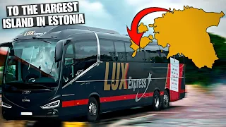 I Took a Bus to Estonia's Largest Island | LuxExpress Tallinn - Kuressaare