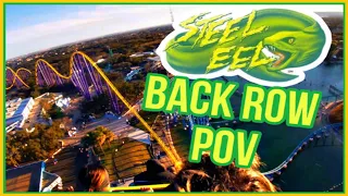 STEEL EEL BACK ROW POV | SeaWorld San Antonio | 2024