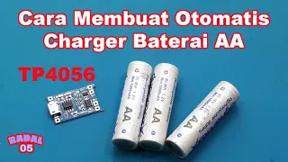 Simple electronic project How to make an AA Battery charger Automatically Cut Off