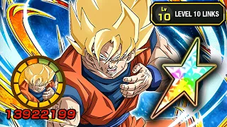 100% NEW HEART VIRUS SUPER SAIYAN GOKU [LEVEL 10 LINKS] Dragon Ball Z Dokkan Battle