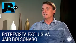 Bolsonaro concede entrevista exclusiva ao Jornal da Record antes de deixar hospital