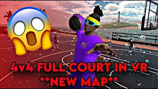 4v4 Full Court on the brand new Gymclass VR map (Basketball VR)