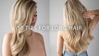 How To Grow Your Hair Long + Healthy 💇‍♀️💕 10 EASY Tips