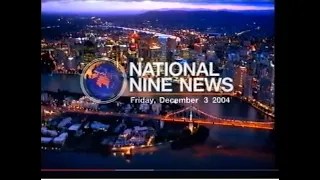 QTQ9 "Extra" & National Nine News Opener December 3, 2004