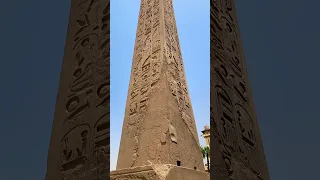 Huge Obelisk in Luxor Temple / ​ Exploring Ancient Egypt #shorts