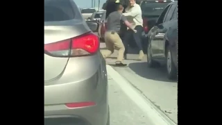 Texas Road Rage Fight Caught on Camera