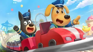 Have Fun at Amusement Park | Play Safe | Cartoons for Kids | Safety Tips | Sheriff Labrador copy