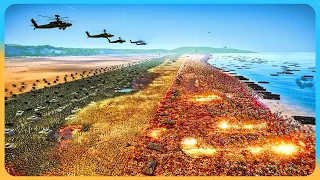 5,000,000 GreenSkins Landing vs 530,000 Modern ARMY - Ultimate Epic Battle Simulator 2 UEBS 2 (4K)