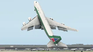 Drunk Pilot Got Fired After Boeing 747 Vertical Take Off | X-Plane 11