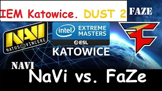 NaVi vs. FaZe! DUST2 EPIC GAME! IEM Katowice 2020. BEST MOMENTS