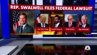 Calif. Congressman Swalwell sues Donald Trump, others for inciting Capitol riot