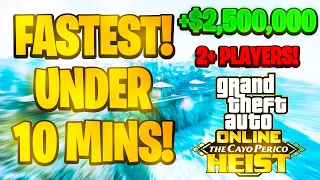 CAYO PERICO HEIST Best 2-PLAYER Method! MAX MONEY! *UPDATED* (Under 10 Minutes) | GTA Online