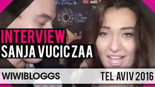 Sanja Vučić ZAA Serbia at Israel Calling, Tel-Aviv Eurovision Party - Interview | wiwibloggs