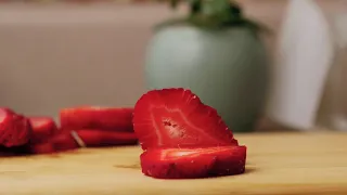 strawberry cutting slow Motion no copyright video | 4k ultra HD | free stock footage| Zetlet