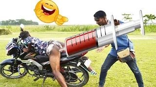 Whatsapp Very Funny Video New Injection Cartoon Comedy 2021|| Try To Not Laugh Challenge | #A_FunBox