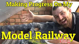 Building Up A Model Railway S1 Ep 40 | freight fun & Painting Rocks