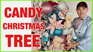 CHRISTMAS 2022 DIY / How I Decorate A Fun And Beautiful Christmas Tree With Candy And Sweets