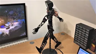Aster 3D Printed Arduino Humanoid Robot - Testing Legs