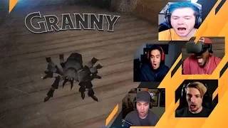 Gamers Reactions to Granny's Pet Spider | Granny