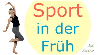 ☀️24 min. Gesundheits-Sport in der Früh | Stoffwechsel in Schwung, ohne Geräte, im Stehen