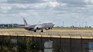 B737-800 Royal Air Maroc take-off Orly