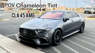 Chameleon Ceramic Tint On The New CLA 45 AMG *Before and After Pov*