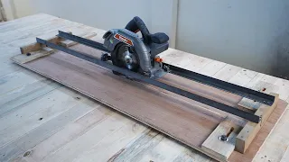 Making A Simple DIY Circular Saw Guide Rail - Best Circular Saw Ideas