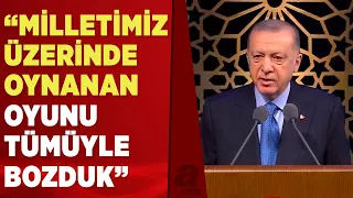 Başkan Recep Tayyip Erdoğan'dan Kur'an-ı Kerim'i Güzel Okuma Yarışması finalinde açıklamalar