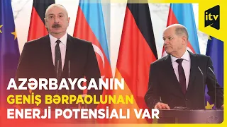 Prezident: Gələcəkdə Azərbaycan Avropaya yaşıl enerjini ixrac edən ölkəyə çevriləcək