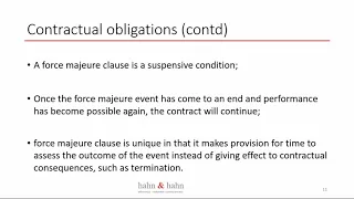 Webinar Wednesday - Force majeure - what will you do if you can't supply due to COVID-19?