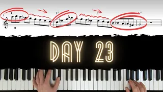 Day 23 - Jazz-Blues Etude No. 1 (Creating Jazz Lines Over Blues) | 30 Day Jazz-Blues Piano Challenge