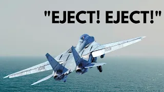 F-14 Tomcat Ejection: The Story Behind the 1981 USS Constellation's Failed Arresting Gear Cable
