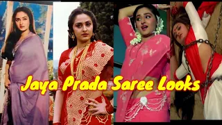 Jaya Prada Saree Looks/ Saree Collection/ Bollywood Saree Style/ Jaya Prada