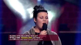 The Voice of Poland V - Magdalena Paradziej -  „Something's Got a Hold on Me” - Nokaut